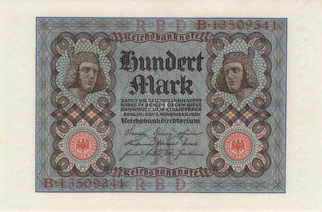 100 Mark 1920 ro.67b H/B
